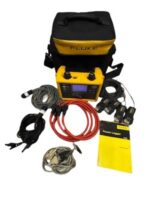 FLUKE 1735 THREE-PHASE POWER LOGGER W/LEADS CASE CHARGER - Image 3