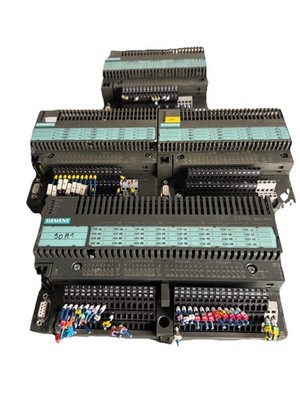 SIEMENS ET200B PLC I/O MODULE INDUSTRIAL AUTOMATION CONTROL SYSTEM(all Together)