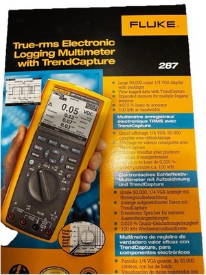 FLUKE 287 TRUE RMS MULTIMETER WITH TRENDCAPTURE