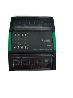 SCHNEIDER DO-FC-8-H SXWTBIOW110001 SMART CONTROLLER W/ TB-I/O-W1 TERMINAL BASE