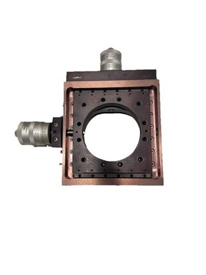 Mitutoyo micrometer heads rotary + X-Y translation stage