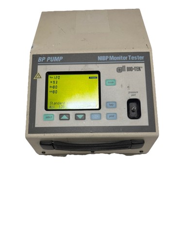 BIO-TEK BP PUMP NIBT MONITOR TESTER