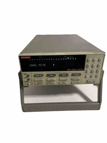 KEITHLEY 7001 SWITCH SYSTEM WITH 2x KEITHLEY 7154 2-POLE HIGH VOLTAGE CARD