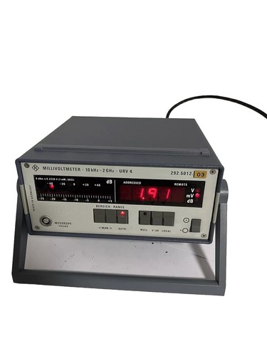 Rohde & Schwarz URV4 (292.5012.03) Millivoltmeter 10kHz-2GHz