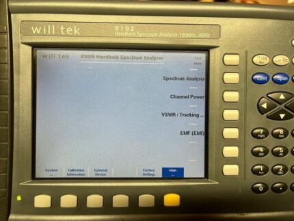 Aeroflex 9102 WILLTEK 4 GHz Handheld Spectrum Analyzer