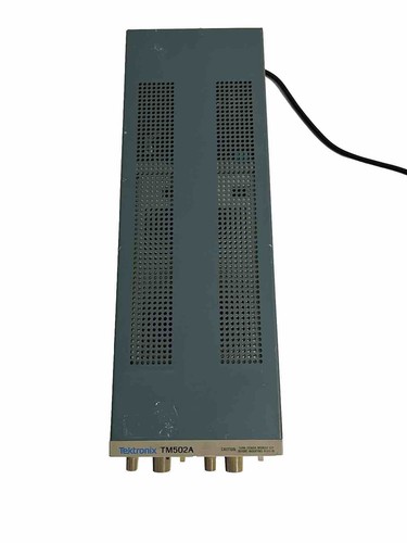 TEKTRONIX TM502A WITH 2x AM 503 CURRENT PROBE AMPLIFIER OPT:A1